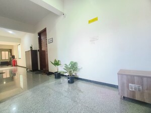 Living Room in 3 BHK Apartment at Team Green Wood, Indiranagar – for Rent