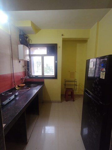 Kitchen in 1 BHK Apartment at Sanghvi Hills, Ghodbunder Road – for Rent