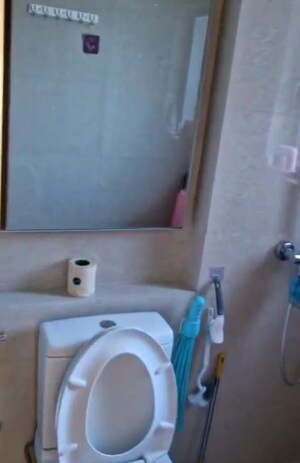 Bathroom in 2 BHK Apartment at Hiranandani Estate Polaris, Thane West – for Rent