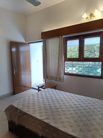 Bedroom in 4 BHK Builder Floor at Jor Bagh – for Rent
