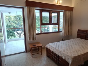 Bedroom in 4 BHK Builder Floor at Jor Bagh – for Rent