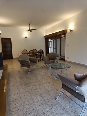 Living Room in 4 BHK Builder Floor at Jor Bagh – for Rent