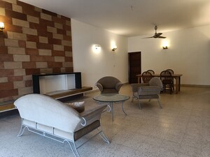 Living Room in 4 BHK Builder Floor at Jor Bagh – for Rent
