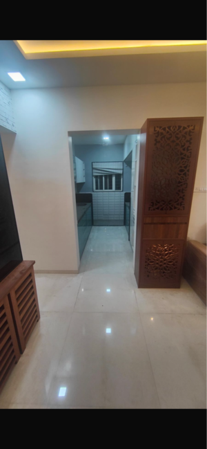 Living Room in 2 BHK Apartment at Wakad – for Sale