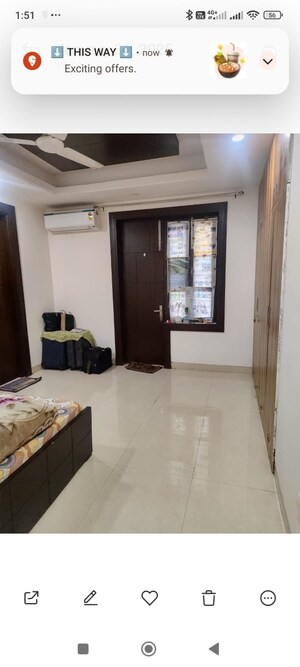 Kitchen in 1 RK Builder Floor at Palam Vihar – for Rent