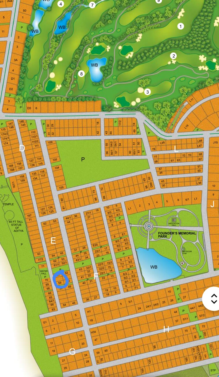 Map Location, eagleton-golf  2700 Sq.Ft. Plot In Kengeri Bangalore 9214062