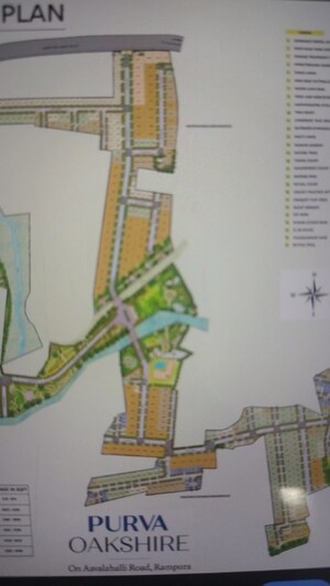 Plot For Sale in Purva Oakshire, Rampura