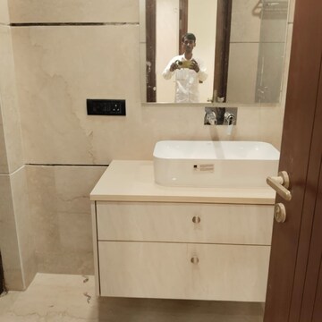 Bathroom in 3 BHK Builder Floor at Hauz Khas – for Rent