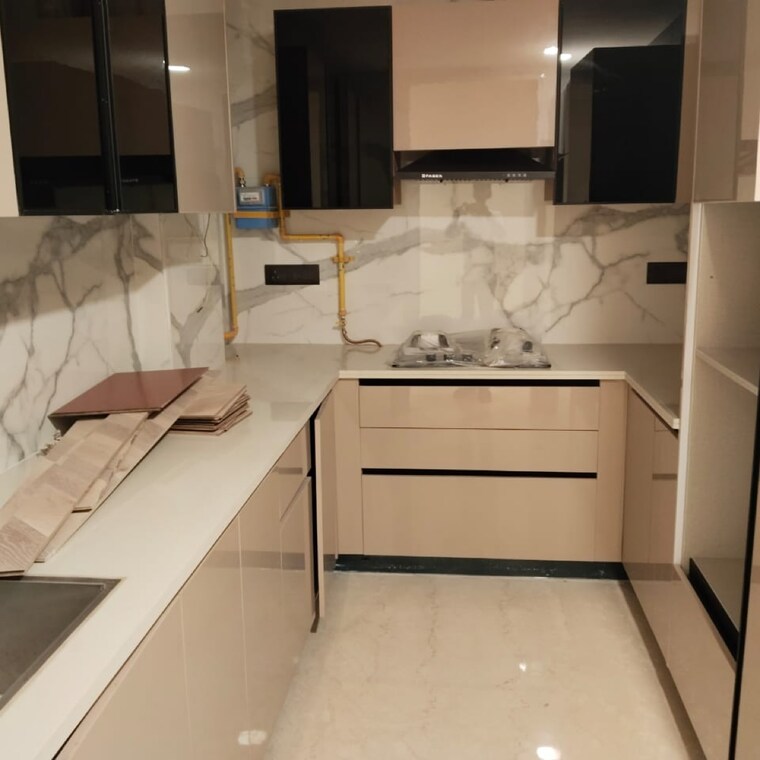 Kitchen, hauz khas 3 Bedroom 1500 Sq.Ft. Builder Floor In Hauz Khas Delhi 9214091