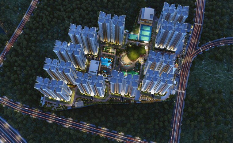 Master Plan, rajapushpa-provincia 2 Bedroom 1370 Sq.Ft. Apartment In Narsingi Hyderabad 9214083