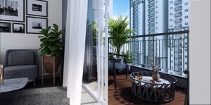 Balcony in 2.5 BHK Apartment at My Home Tridasa, Tellapur – for Sale