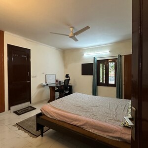 Bedroom in 2.5 BHK Builder Floor at Sarvapriya Vihar – for Rent