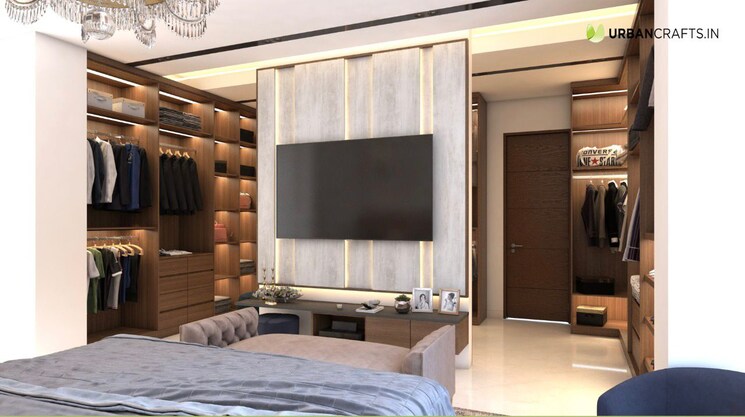 Bedroom, mahagun-mezzaria 4 Bedroom 4425 Sq.Ft. Apartment In Sector 78 Noida 9214150