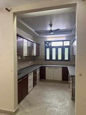 Kitchen in 3 BHK Apartment at Anuradha Apartments CGHS, Paschim Vihar – for Rent
