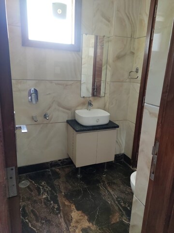 Bathroom in 3 BHK Builder Floor at Shubh Niketan Apartments, Paschim Vihar – for Rent