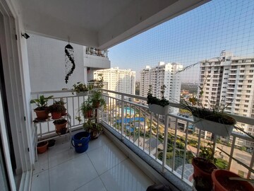Balcony in 2 BHK Apartment at Purva Palm Beach, Hennur Road – for Rent