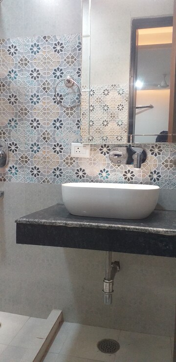 Bathroom in 3 BHK Builder Floor at Vasant Kunj – for Rent