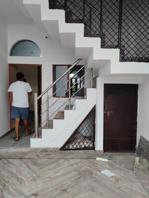 Staircase in 2 BHK Independent House at Jankipuram Extension – for Sale