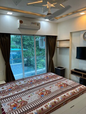 Bedroom in 1 BHK Apartment at Cosmos 27 Gbr, Kasarvadavali – for Rent