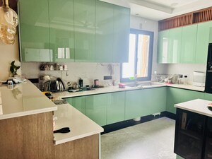 Kitchen in 4 BHK Builder Floor at Uppal Southend, Sector 49 – for Rent