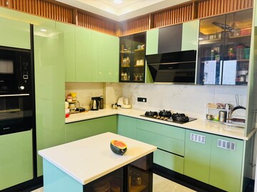 Kitchen in 4 BHK Builder Floor at Uppal Southend, Sector 49 – for Rent