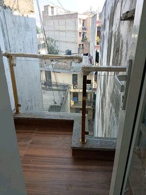 Balcony in 3 BHK Builder Floor at Palm Residency Chhatarpur, Chattarpur – for Rent