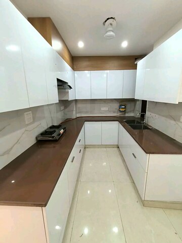 Kitchen in 3 BHK Builder Floor at Palm Residency Chhatarpur, Chattarpur – for Rent