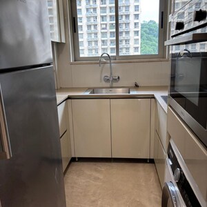 Kitchen in 1 BHK Apartment at Hiranandani Regent Hill, Sainath Nagar – for Rent