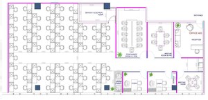 Floor Plan in  Office Space at Phase 1 – for Rent