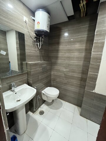 Bathroom in 1 BHK Apartment at Chandigarh Citi Center, Vip Road – for Rent