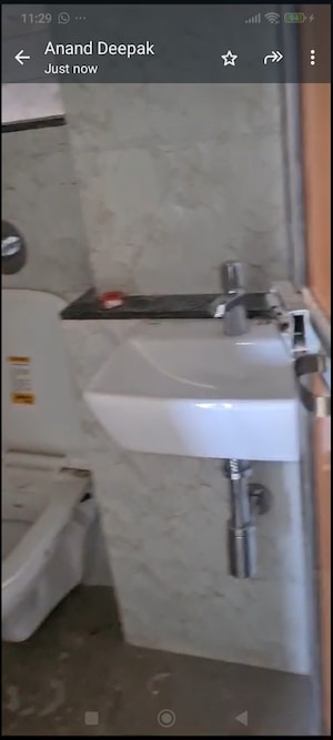 Bathroom in 2 BHK Apartment at Sahar CHS, Andheri East – for Sale