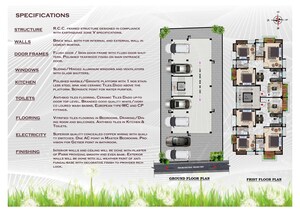 Floor Plan in 3 BHK Apartment at Kahilipara – for Sale