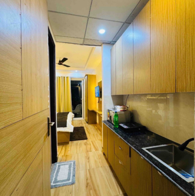 Kitchen, kaveri-city-center Studio 480 Sq.Ft. Apartment In Delta I Greater Noida Greater Noida 9214772