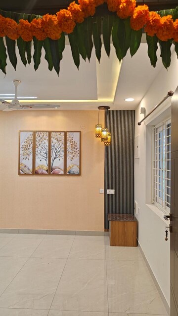 Living Room in 3 BHK Apartment at Risinia Skyon, Bachupally – for Sale