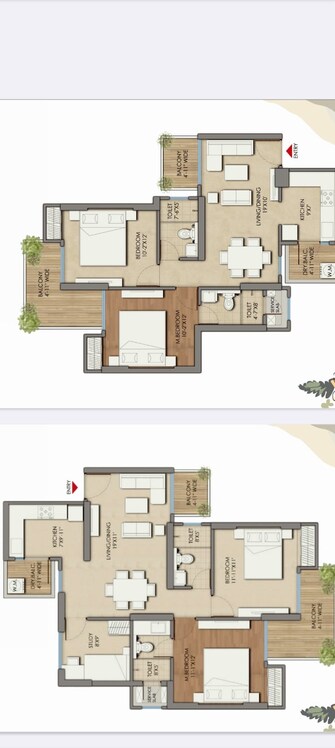 3 BHK Apartment For Sale in Prateek Grand Begonia in Siddharth Vihar, Ghaziabad