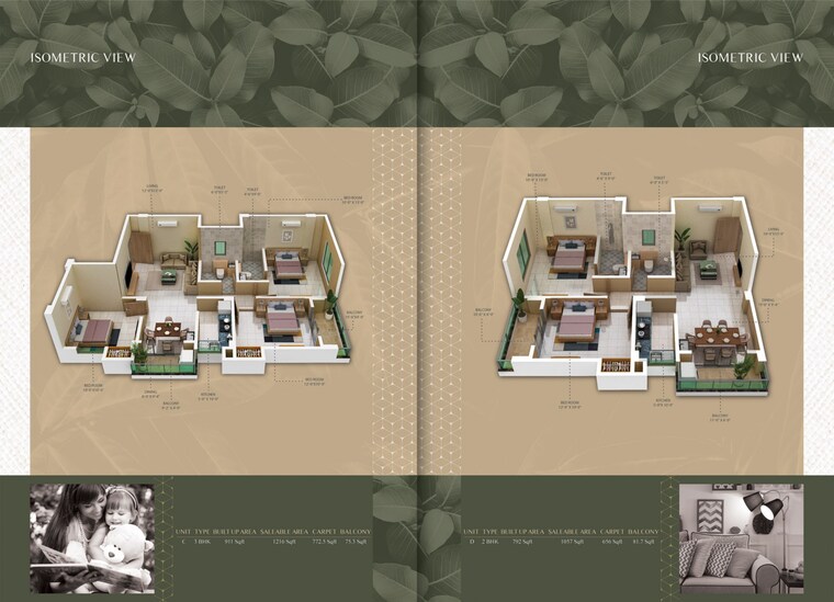 Floor Plan, garchuk 2 Bedroom 1057 Sq.Ft. Apartment In Garchuk Guwahati 9215012