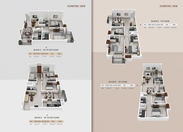 Floor Plan in 3 BHK Apartment at Betkuchi – for Sale