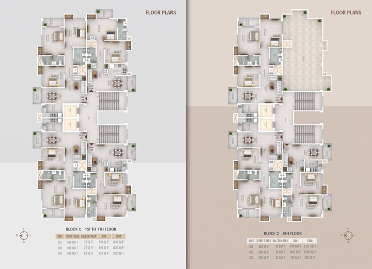 Master Plan, betkuchi 3 Bedroom 1400 Sq.Ft. Apartment In Betkuchi Guwahati 9215048