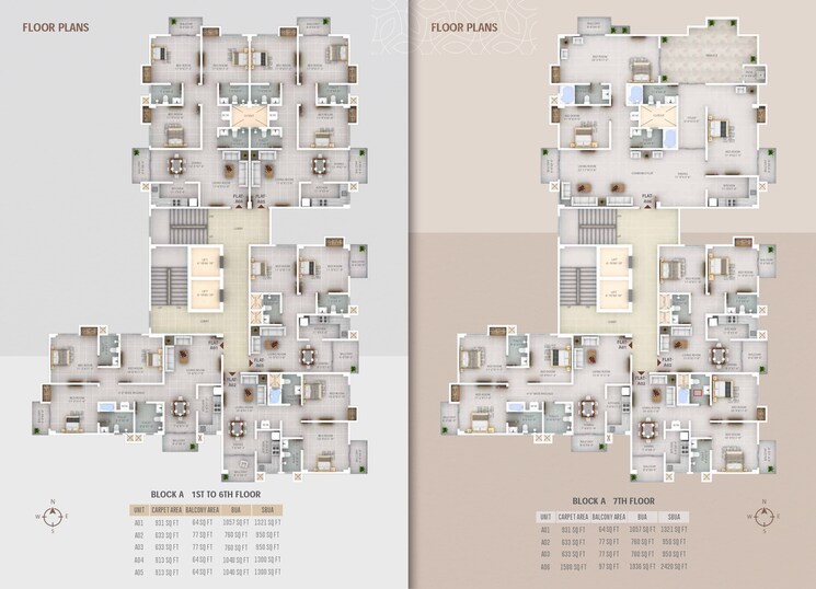 Master Plan, betkuchi 3 Bedroom 1400 Sq.Ft. Apartment In Betkuchi Guwahati 9215048