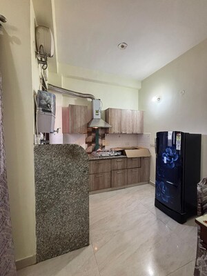 Kitchen in 2 BHK Builder Floor at Sushant Lok I – for Rent