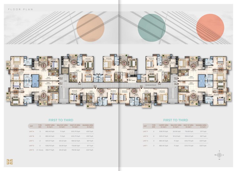 Master Plan, lokhra 3 Bedroom 1337 Sq.Ft. Apartment In Lokhra Guwahati 9215108