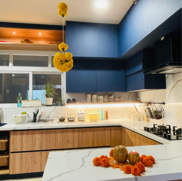 Kitchen in 3 BHK Apartment at Prestige Woodland Park, Cooke Town – for Rent