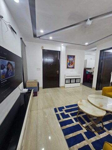 Living Room in 3 BHK Builder Floor at Saket – for Rent