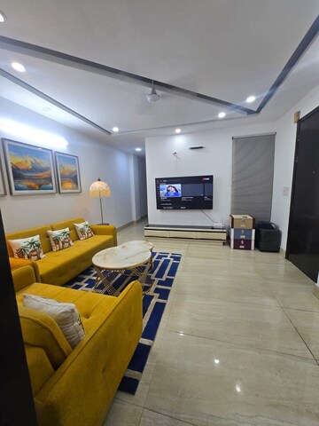 Living Room in 3 BHK Builder Floor at Saket – for Rent