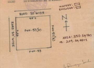  Plot – Map Location View at Narsingi - for Sale