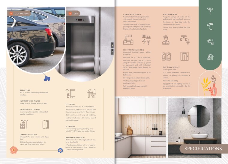 Floor Plan, garchuk 3 Bedroom 1239 Sq.Ft. Apartment In Garchuk Guwahati 9215177