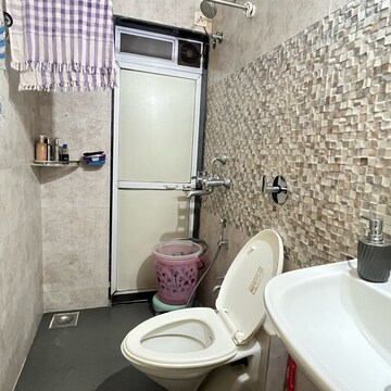 Bathroom in 2 BHK Apartment at Cosmos Classique, Brahmand – for Rent