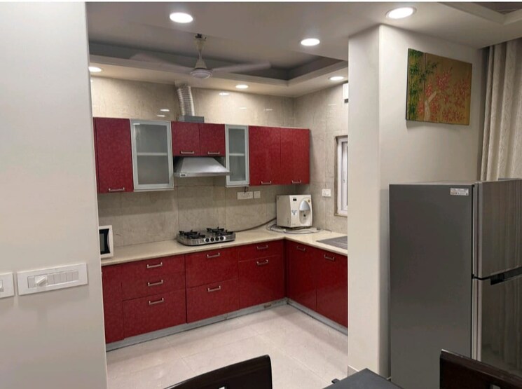 Kitchen, vasant kunj 3 Bedroom 1800 Sq.Ft. Builder Floor In Vasant Kunj Delhi 9215272