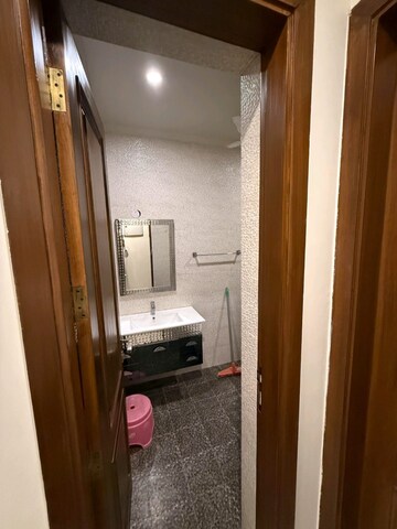 Bathroom in 3 BHK Builder Floor at Vasant Kunj – for Rent