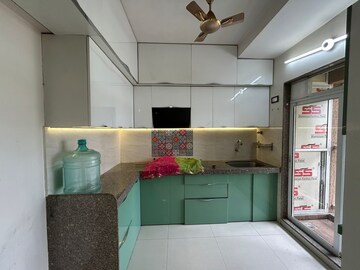 Kitchen in 1 BHK Apartment at Aakar Residency, Kavesar – for Rent